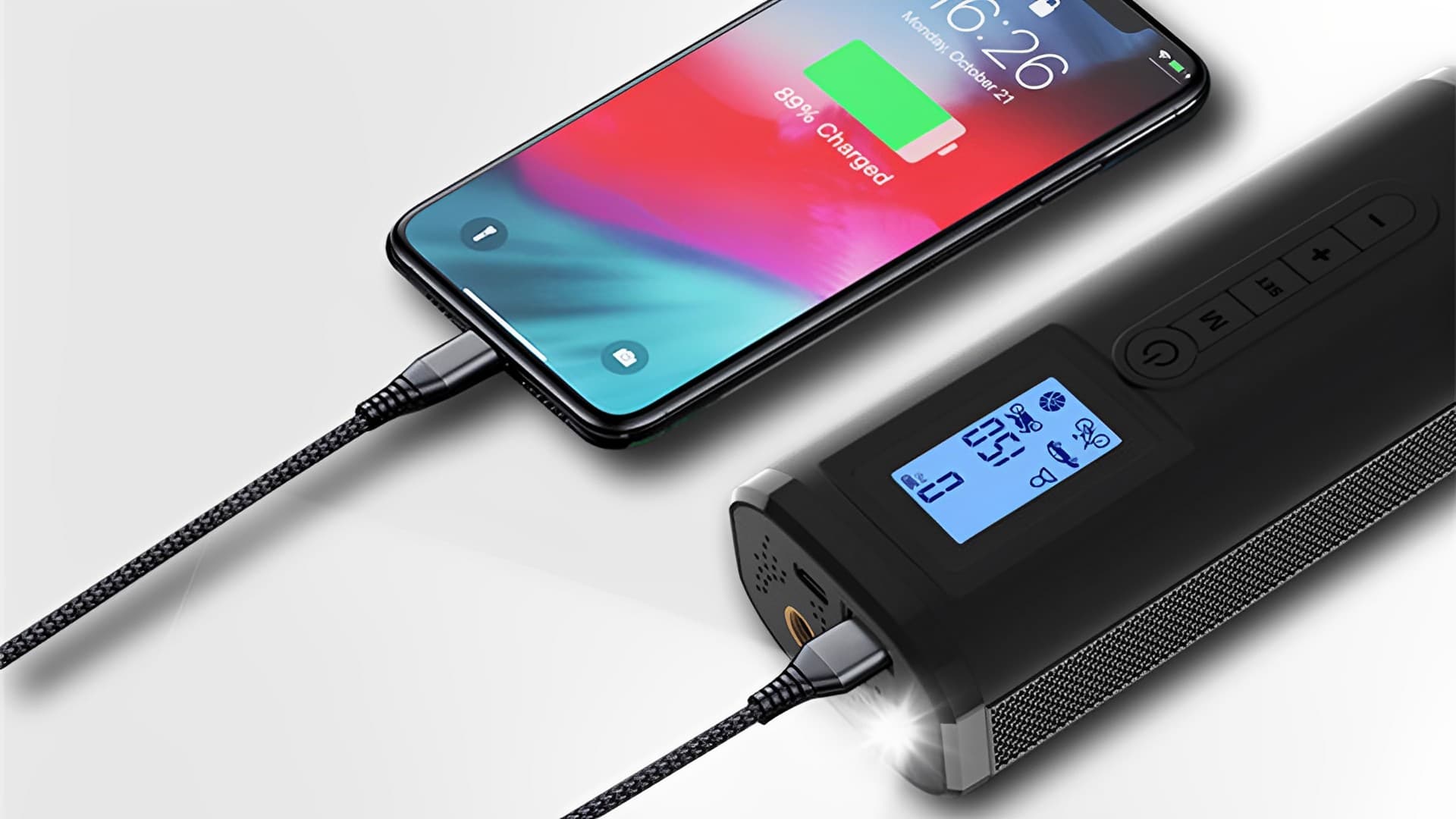 Portable Cordless Tire Inflator For Car AP2-P