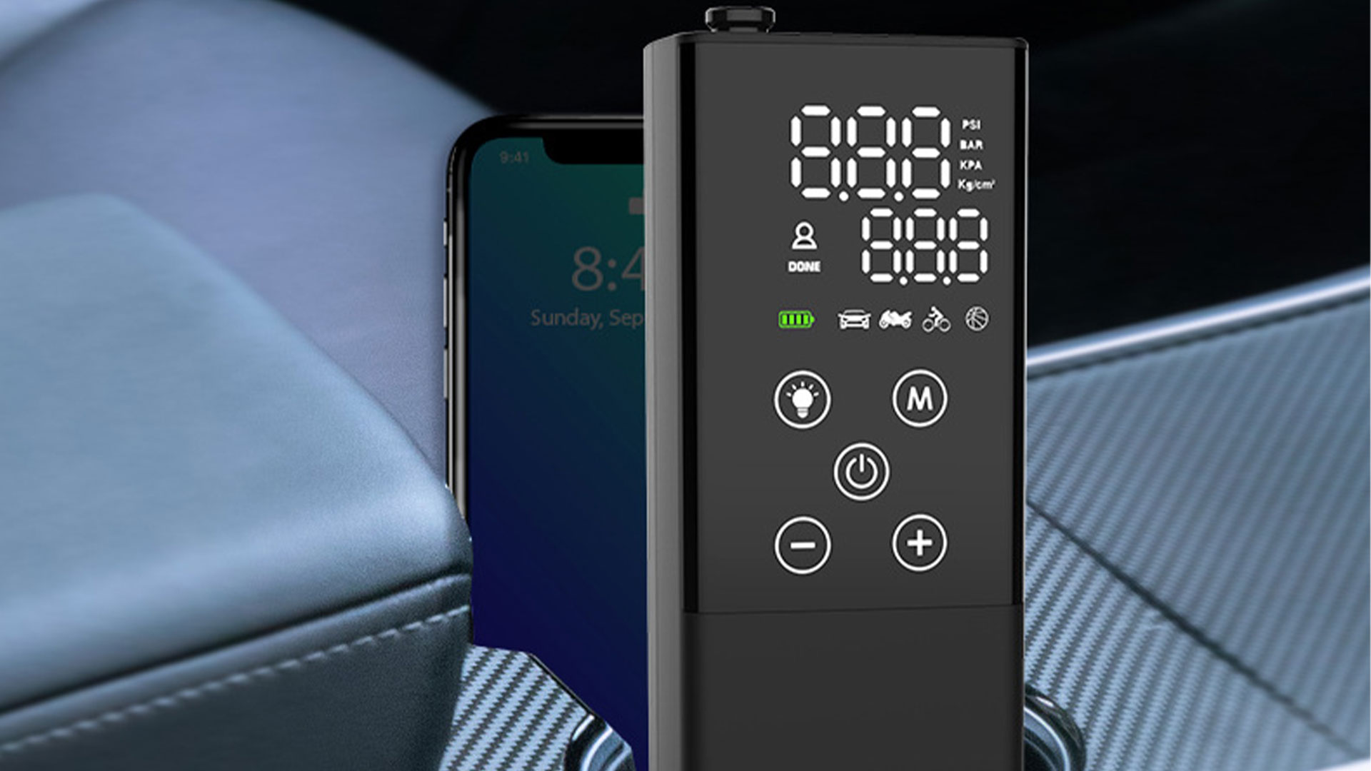 Portable Inflator Pump For Tires GP2