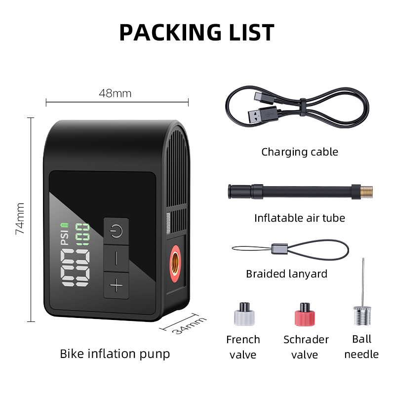 Electric Mini Bike Pump BL03